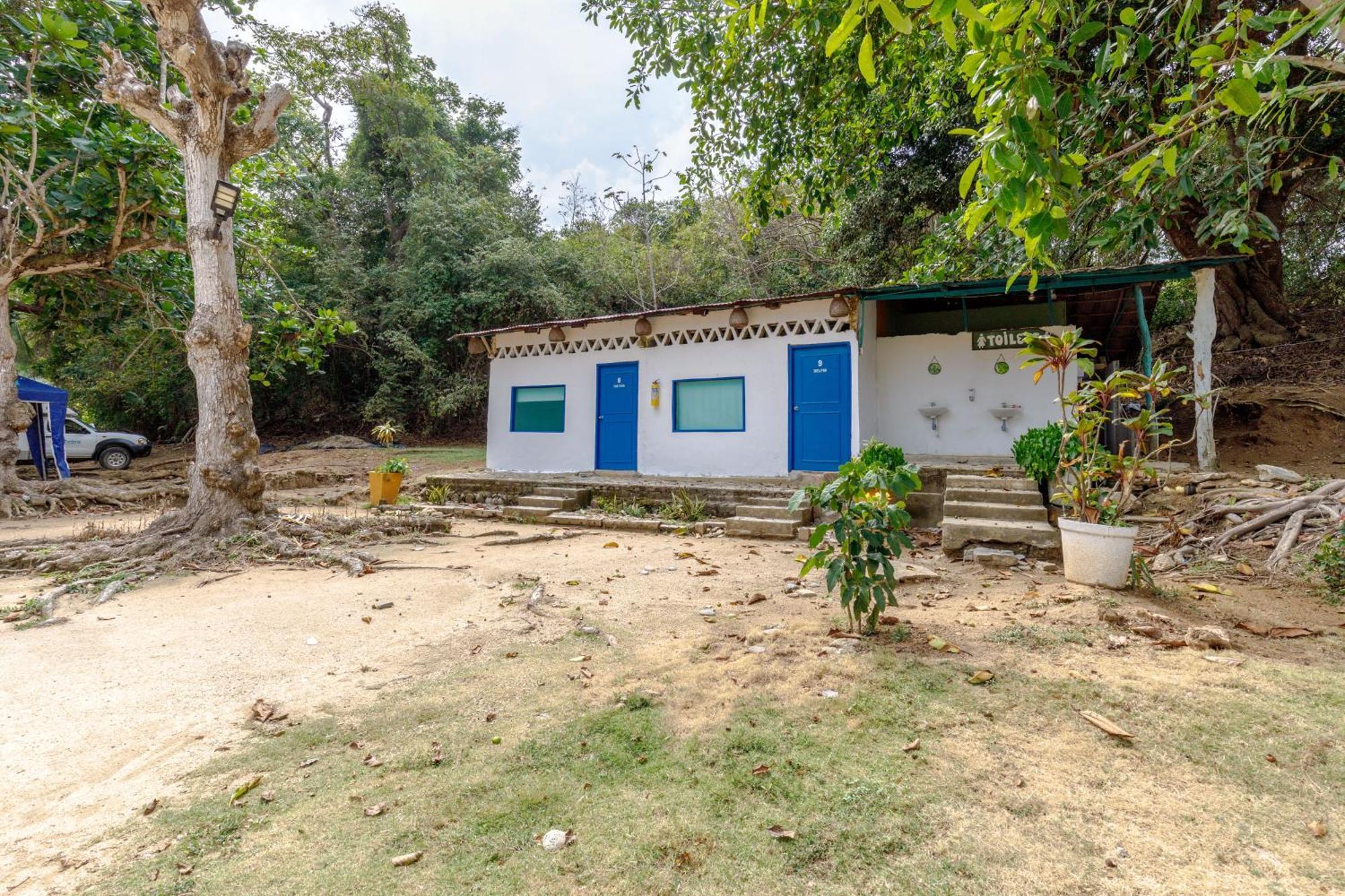 Casa De Campo Castillete Dentro Del Parque Tayrona El Zaino Exteriör bild