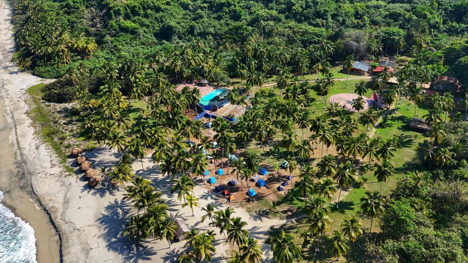 Casa De Campo Castillete Dentro Del Parque Tayrona El Zaino Exteriör bild